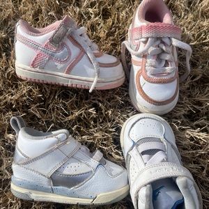 US 4C Infant Shoe bundle: Nike Vandal 2009 + Jordan Flight 45